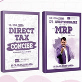 CMA Final Direct Tax (Concise + MRP) Combo Book by CA Vijay Sarda