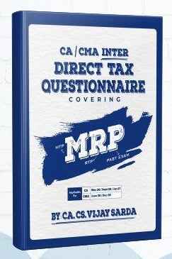 CA Inter Direct Tax (Questionnaire) Book by CA Vijay Sarda