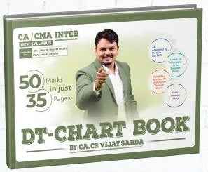 CMA Inter Direct Tax (Chart) Book by CA Vijay Sarda