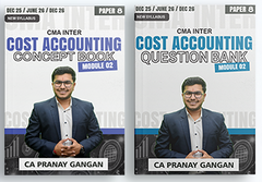 CMA Inter Cost Accounting Regular Book Set by CA Pranay Gangan