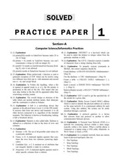 NTA CUET (UG) Question Bank - Computer Science Book By Oswaal Books