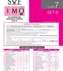 IMO Class-7 Olympiad Previous Years Papers (PYP) Mathematics with Sample OMR Sheet - Book By MTG Learning