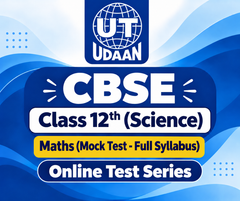 CBSE Class 12th (Science Stream) Maths (Mock Test - Full Syllabus) Online Test Series by UTUDAAN