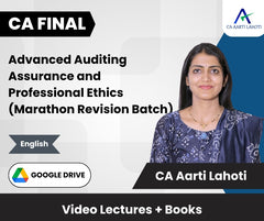 CA Final Audit (Marathon Revision Batch) Video Lectures in English by CA Aarti Lahoti (Google Drive)