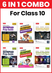 Class-10 (Mathematics and Science) IMO-ISO Olympiad Workbook, Prep-Guide and Previous Years Papers (PYQs) – Books (6 IN 1 COMBO) By MTG Learning
