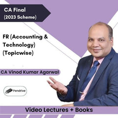 CA Final FR (Accounting & Technology) (Topicwise) Video Lectures by CA Vinod Kumar Agarwal (Pendrive + Books)