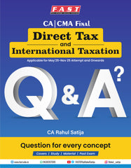 CA Final Direct Tax and International Taxation Question Bank by CA Rahul Satija