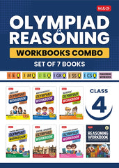 Class 4 ISO-IMO-IEO-ICSO-IGKO-ISSO Olympiad Workbook and Reasoning Book Combo (Set of 7 Books) By MTG Learning