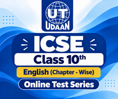 ICSE Class 10th English (Chapter - Wise) Online Test Series by UTUDAAN