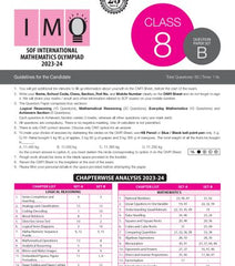 IMO Class-8 Olympiad Previous Years Papers (PYP) Mathematics with Sample OMR Sheet - Book By MTG Learning