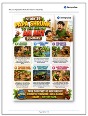 Miku and Papa's Story World (English & Hindi) For Class 1 to 5 Students (50 Bedtime Stories in English & Hindi for Kids Ages 6–11 | Magical Adventures, Moral Lessons, and Family Values) - Book By lernpulse