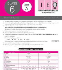 IEO Class-6 Olympiad Previous Years Papers (PYP) English with Sample OMR Sheet - Book By MTG Learning