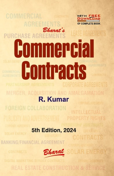 Bharat's Commerical Contracts Book by R Kumar