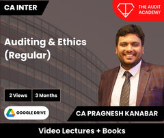 CA Inter Auditing & Ethics (Regular) Video Lectures by CA Pragnesh Kanabar (Google Drive, 2 Views, 3 Months)