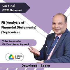 CA Final FR (Analysis of Financial Statements) (Topicwise) Video Lectures by CA Vinod Kumar Agarwal (Download + Books)