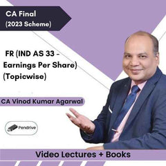 CA Final FR (IND AS 33 - Earnings Per Share) (Topicwise) Video Lectures by CA Vinod Kumar Agarwal (Pendrive + Books)