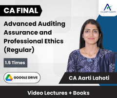 CA Final Audit (Regular) Video Lectures by CA Aarti Lahoti (Google Drive, 1.5 Times)