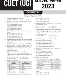 NTA CUET (UG) Chapter wise Question Bank Chemistry By MTG Learning