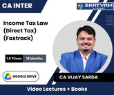 CA Inter Income Tax Law (Direct Tax) (Fastrack) Video Lectures by CA Vijay Sarda (Google Drive, 1.5 Times, 12 Months)