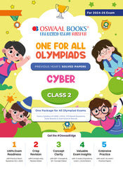 One For All Cyber Olympiad Previous Years' Solved Papers Class 2 by Oswaal Books