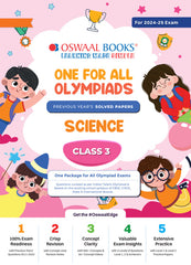 One For All Science Olympiad Previous Years' Solved Papers Class 3 by Oswaal Books
