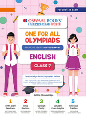 One For All English Olympiad Previous Years' Solved Papers Class 7 by Oswaal Books