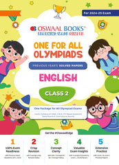 One For All English Olympiad Previous Years' Solved Papers Class 2 by Oswaal Books