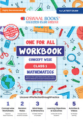 One For All Mathematics Workbook Concept Wise for Class 1 by Oswaal Books