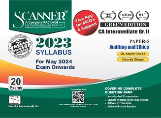 Scanner CA Inter (2023 Syllabus) Paper-5 Auditing and Ethics Green Edition