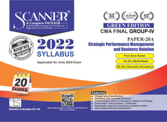 Scanner CMA Final (2022 Syllabus) Paper - 20A Strategic Performance Management and Business Valuation Green Edition.