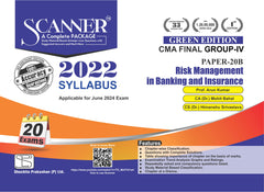 Scanner CMA Final (2022 Syllabus) Paper - 20B Risk Management in Banking and Insurance Green Edition.