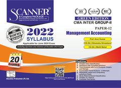 Scanner CMA Inter (2022 Syllabus) Paper-12 Management Accounting Green Edition.