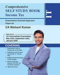 Shuchita Scanner CA Inter Paper-3A Income Tax Comprehensive Self Study Book Regular Edition