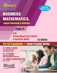 Bharat’s Business Mathematics, Logical Reasoning & Statistics (Paper-3) Book