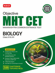 Objective MHT CET Chapterwise Theory with 5 Previous Years Solved Questions Papers Biology (PYQs) Book by MTG Learning