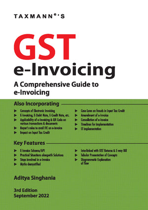 GST e-Invoicing book by Aditya Singhania