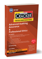 Taxmann Cracker - Advanced Auditing Assurance & Professional Ethics Book for CA Final by CA Pankaj Garg.
