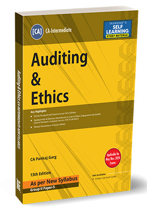 Auditing & Ethics book for CA Inter by CA Pankaj Garg.