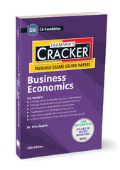 Taxmann Cracker - Business Economics Book for CA Foundation by Dr Ritu Gupta.