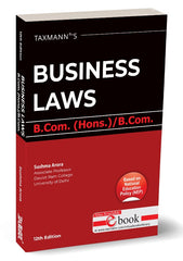 Taxmann's Business Laws book by Sushma Arora