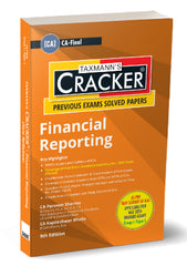 Taxmann Cracker - Financial Reporting Book for CA Final by CA Parveen Sharma, CA Kapileshwar Bhalla.