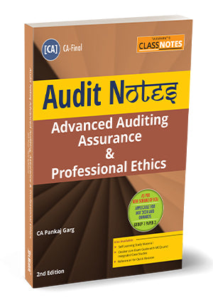 Audit Notes (Advanced Auditing Assurance & Professional Ethics) Book for CA Final by CA Pankaj Garg.