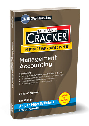 Taxmann Cracker -Management Accounting Book for CMA Inter (2022 Syllabus) by Tarun Agarwal
