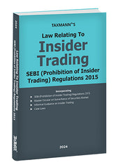 Law Relating to Insider Trading SEBI (Prohibition of Insider Trading) Regulations 2015 book by Taxmann's Editorial Board