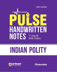 PULSE Handwritten NOTES Indian Polity for UPSC Prelims by Arihant Publication