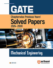 GATE Chapterwise Previous Years' Solved Papers (2024-2000) Mechanical Engineering by Arihant Publication