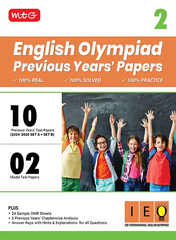IEO Class-2 Olympiad 10 Previous Years Papers (2024-2020 Set A and B) English book by Mtg Learning