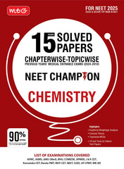 15 Years NEET Chapterwise Topicwise Previous Years Solved Papers Chemistry – NEET Champion book by MTG Learning