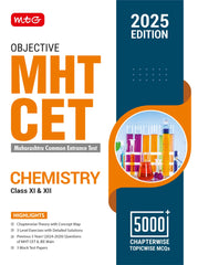 Objective MHT CET Chemistry Book for Engineering and Pharmacy Entrance Exam 2025 by MTG Learning