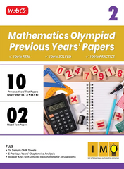 IMO Class-2 Olympiad 10 Previous Years Papers (2024-2020 Set A and B) Mathematics book by MTG Learning